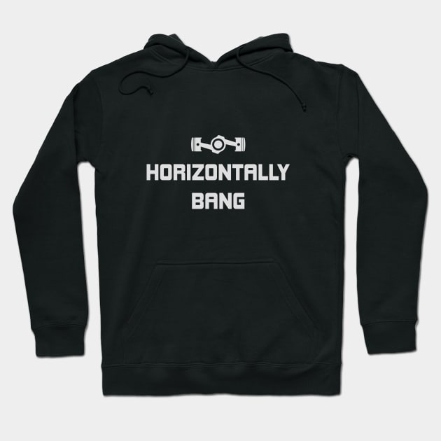 Horizontally Bang Boxer Engine Car Hoodie by JDM-Rey